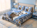 Magic Nights TeddyBloom 7D Bedsheet - (sky)